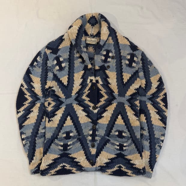 폴로 데님앤서플라이 나바호 아즈텍 코위찬 가디건