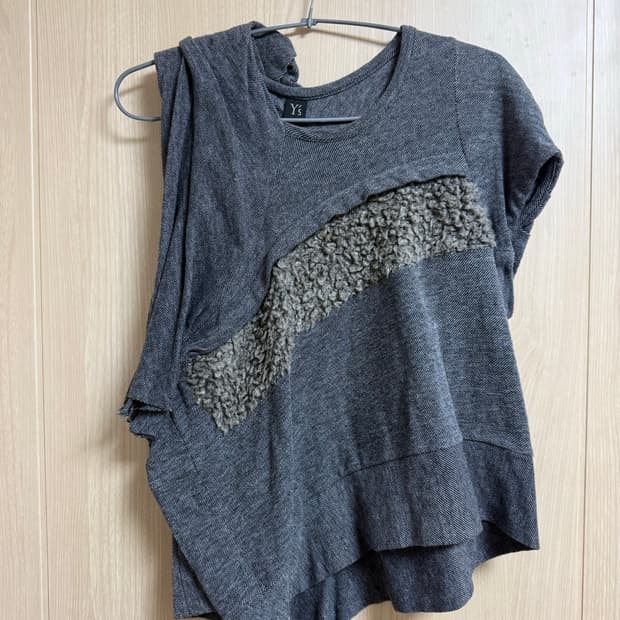 (2) y's sleeveless 와이즈 비대칭 슬리브리스 