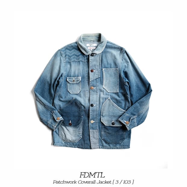 FDMTL 패치워크 커버올 자켓 3사이즈 펀디멘탈