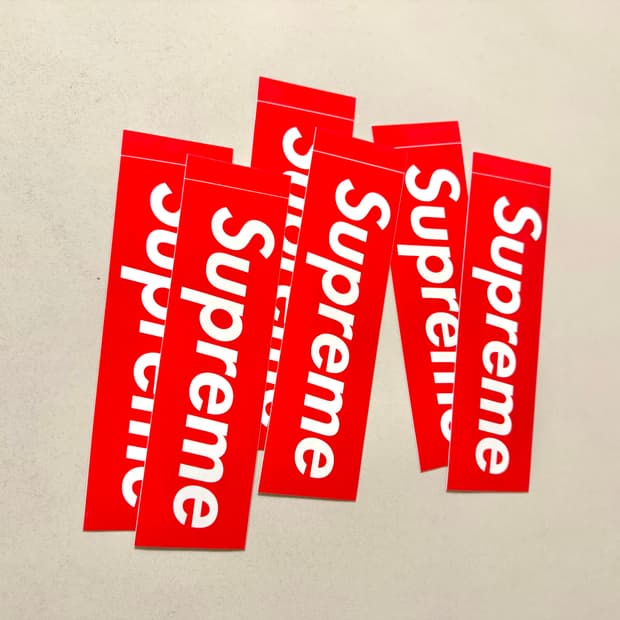 슈프림 박스로고 스티커