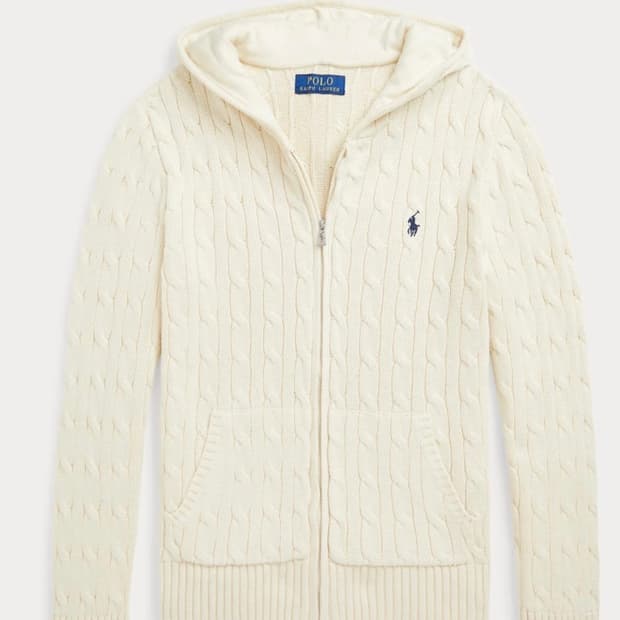 (구합니다)폴로랄프로렌 케이블 니트 후드집업