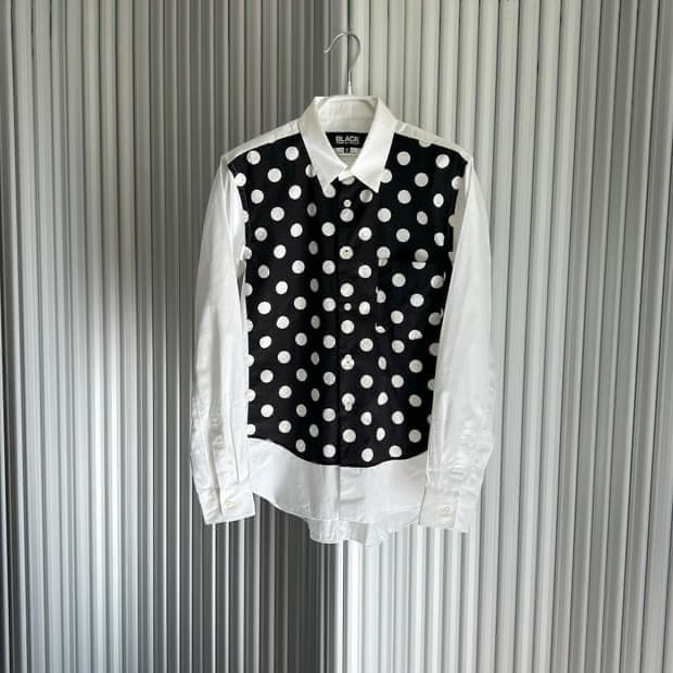 comme des garcons : dot mix shirt