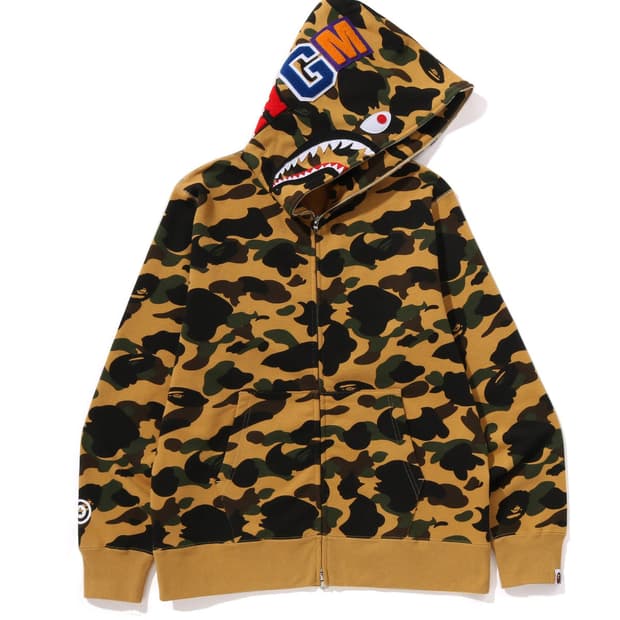 새상품 ) 베이프 카모 후드 집업 XL