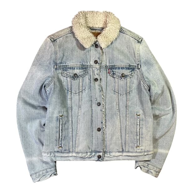 리바이스 데님 쉐르파 자켓