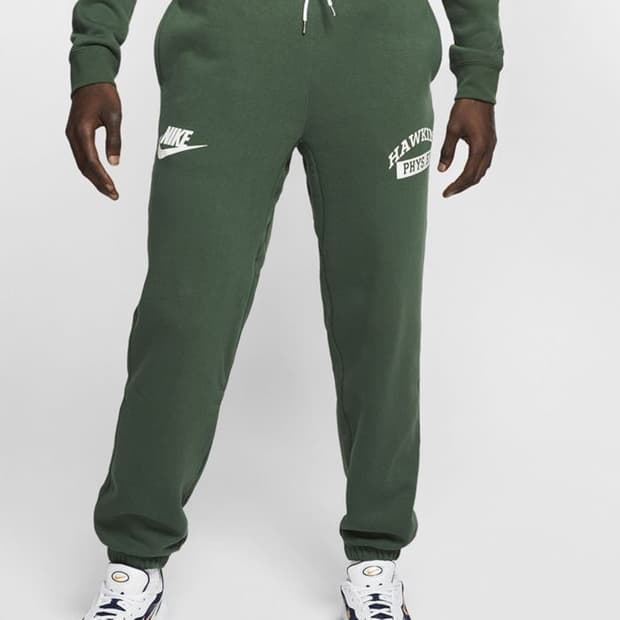 나이키 x 기묘한 이야기 호킨스고 그린 스웻팬츠 M