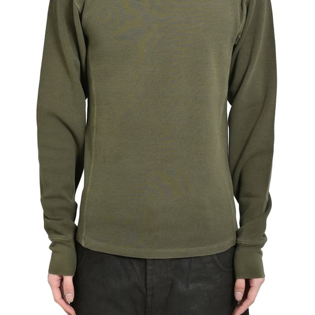 엔타이어스튜디오 써멀 롱슬리브 올리브 L 새상품