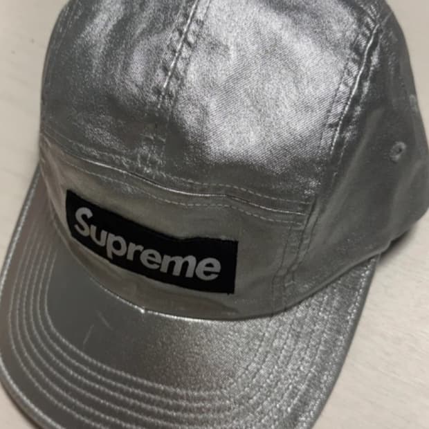 Supreme 실버 캠프캡