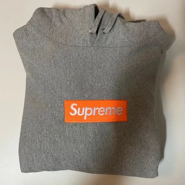 슈프림 박스로고 오렌지 fw17