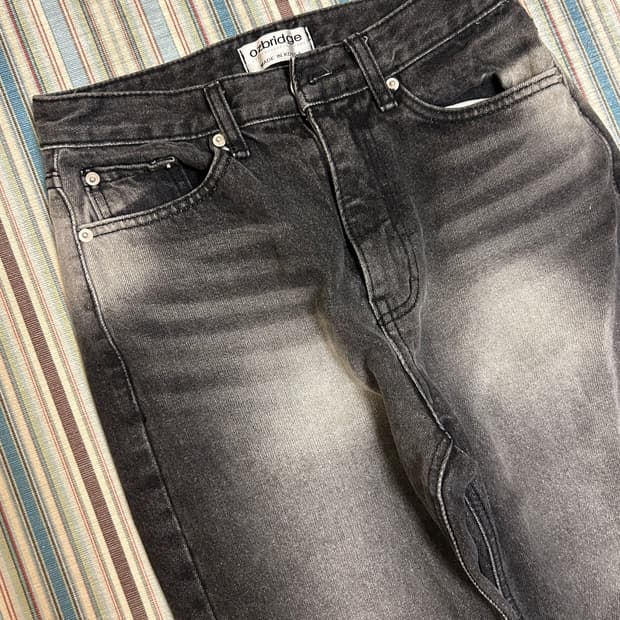 보세 부츠컷 워싱 데님