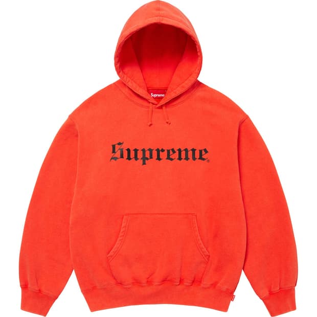 supreme washed oldenglish  hooded