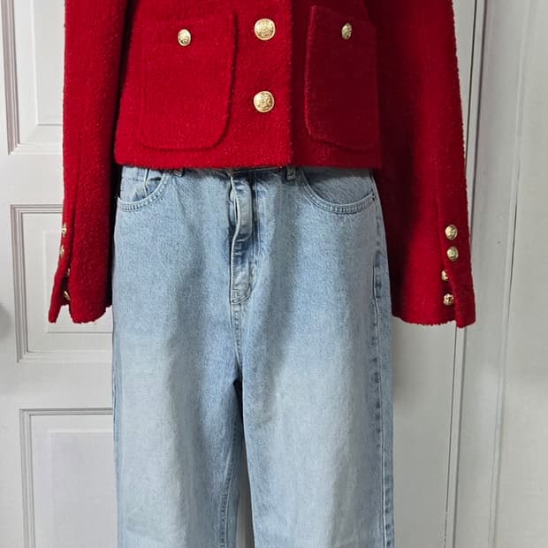 Helder 헬더 부클 레드 자켓