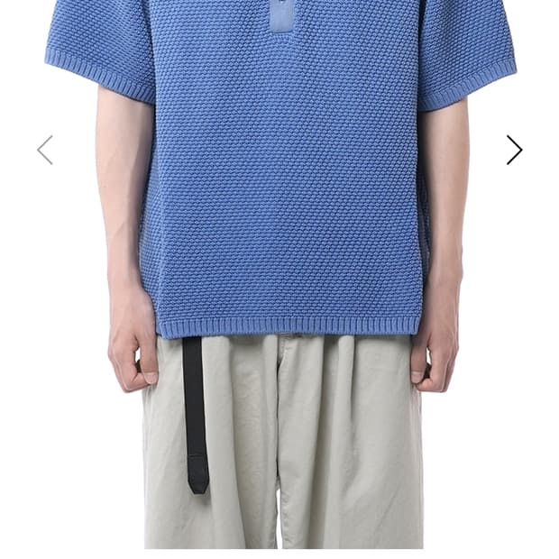 [M] 이얼즈어고 오버다이드 반팔 니트