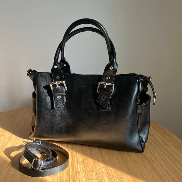 샌드뮤지엄 ROVER TOTE black 토트백 빅백 크로스