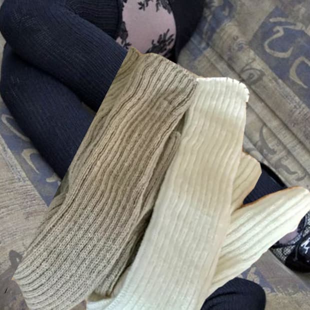 롱 레그워머 새상품