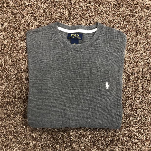 폴로 랄프로렌 와플 롱슬리브