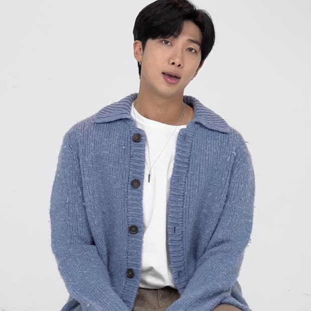 아워레가시 빅 피케 펑키블루 가디건 46사이즈