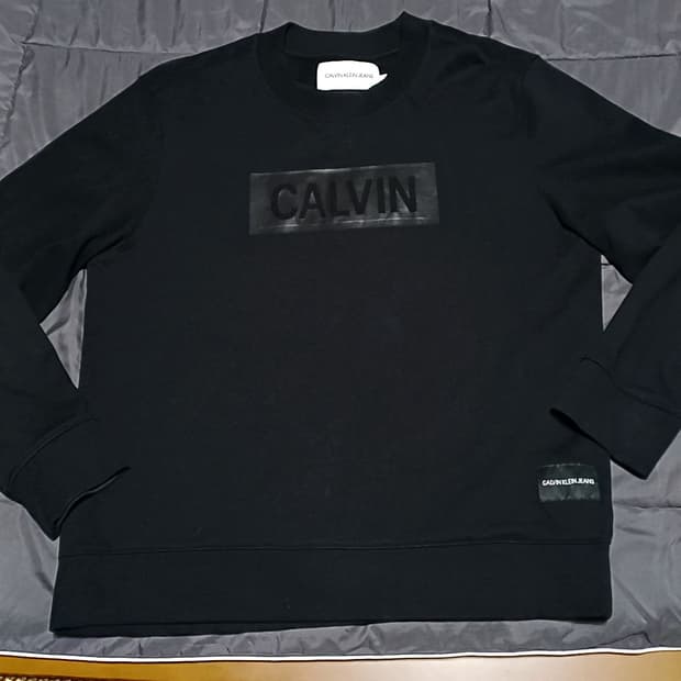 캘빈클라인 맨투맨 XL 가슴58 기장70