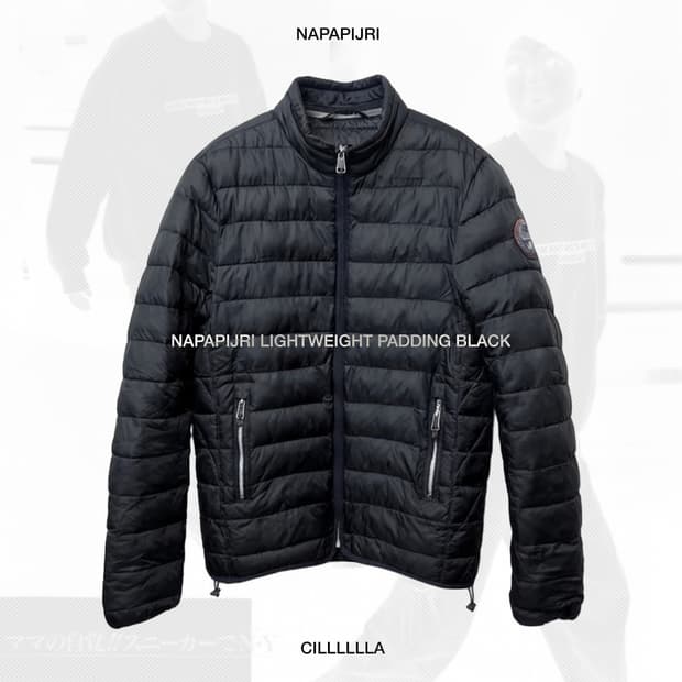 [M] NAPAPIJRI 나파피리 경량 패딩 블랙
