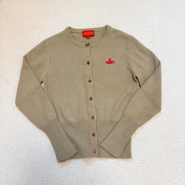 비비안웨스트우드 앙고라 울 가디건