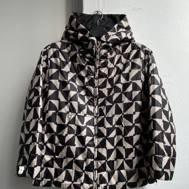 막스마라 더 큐브 몬드리안 리버시블 푸퍼 자켓