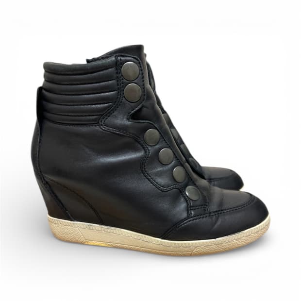 Ash 레더 하이탑 스니커즈 35