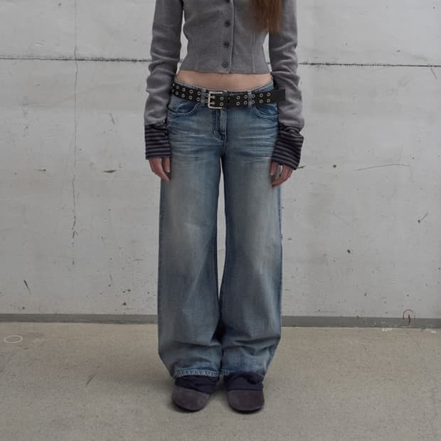 엘씨디씨티엠 와이드워시드데님 (블루)