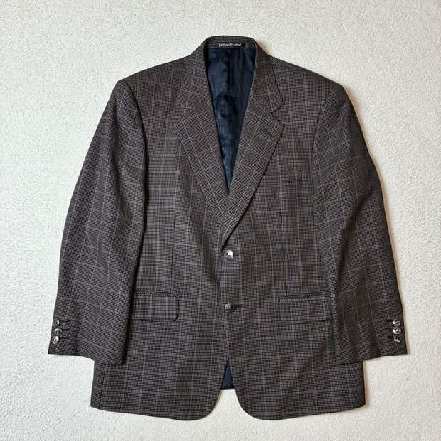 입생로랑 YSL 00's 은장 울 블레이저 자켓 PN7024