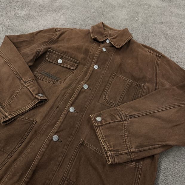 [ 정품/100 ] 마리떼 프랑소와 저버 브라운 워크 셔츠 자켓