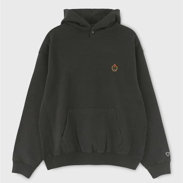 헤리티지플로스 후드티 차콜 M