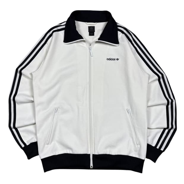 아디다스 화이트컬러 베켄바우어 트랙자켓