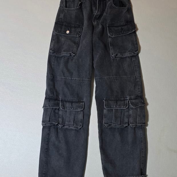 빈티지 데님 카고 바지