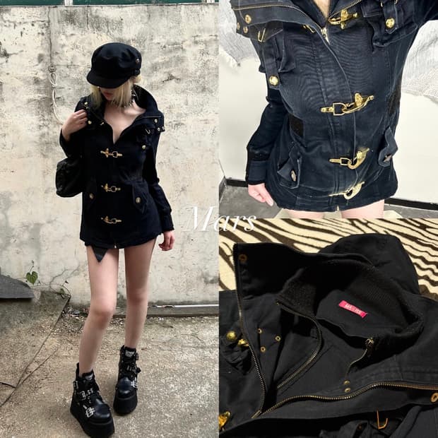 Mars fireman button jacket