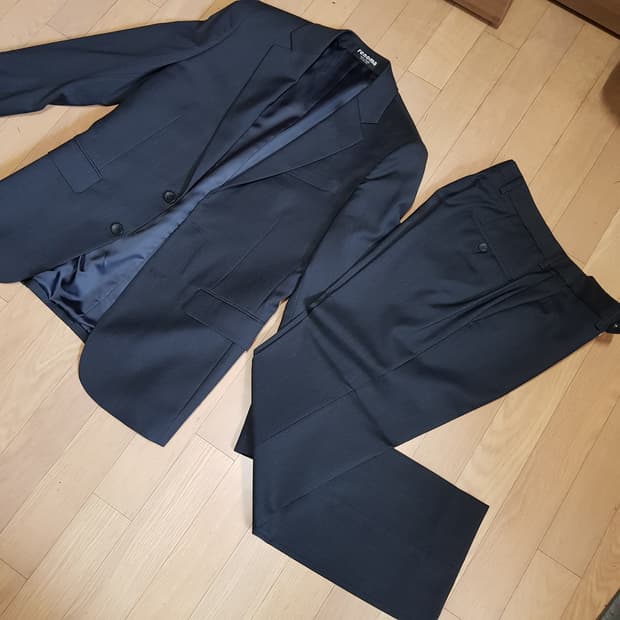 95-97 / 레노마 / 정장 자켓 바지 셋업세트 /네이비/407-수02