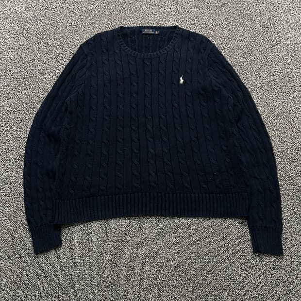 폴로 랄프로렌 케이블 니트