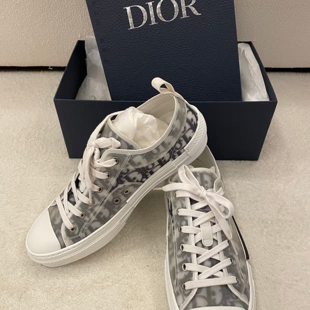 Dior b23 오블리크 로우탑 스니커즈