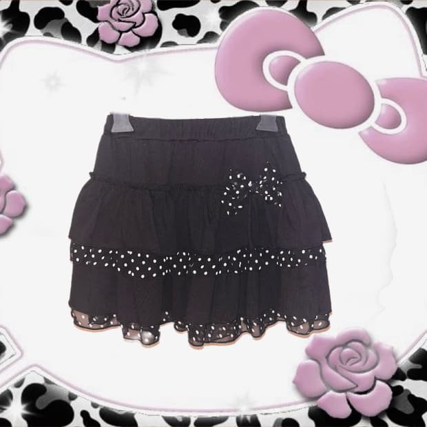 🪽빈티지 도트 스커트🪽