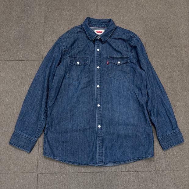levis 리바이스 우먼스 웨스턴 데님셔츠 m