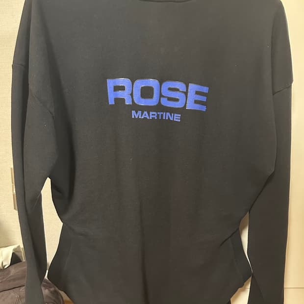 마틴로즈 런웨이 collasped hoodie s