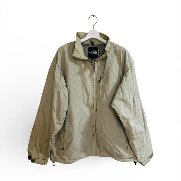 노스페이스 바람막이 자켓 베이지