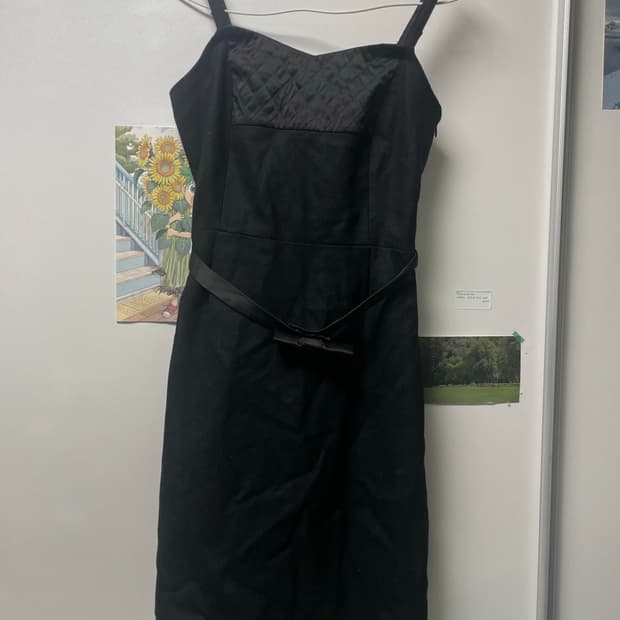 일본 빈티지원피스 리본 허리띠