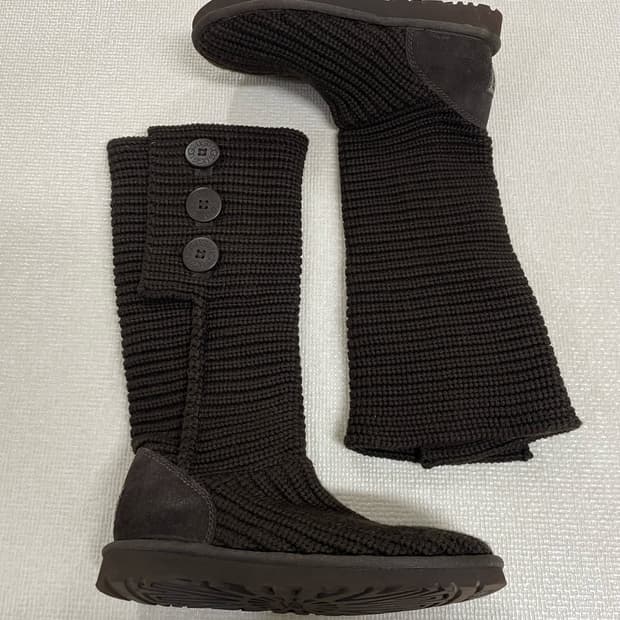 어그 카디 니트 부츠 초코브라운 6