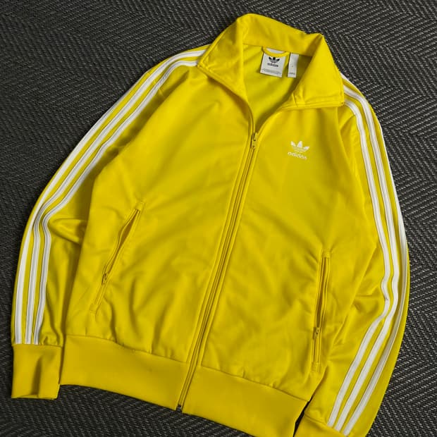 아디다스 올드스쿨 파이어버드 트랙탑 져지 옐로우 y 3847