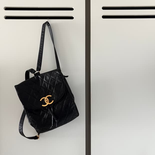 CHANEL 샤넬 빈티지 백팩 감정서포함