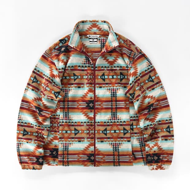 콜롬비아 사우스웨스턴 패턴 플리스 자켓