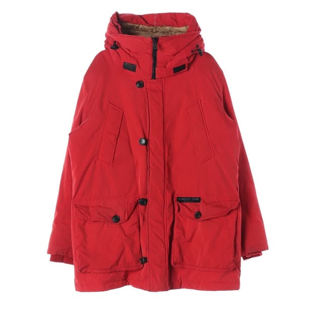 버커루 빈티지 아틱 덕다운 점퍼 레드 XL