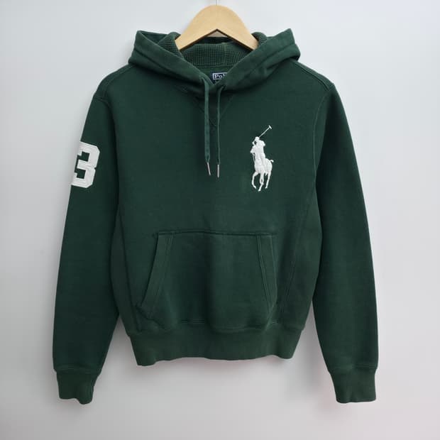 [S] 폴로 랄프로렌 빅포니 후드티 그린
