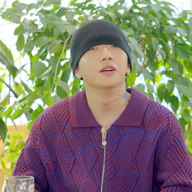 애프터프레이 인타르시아 니트 집업