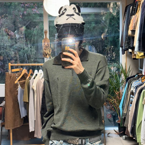 쿠니오 컬렉션 판다 비니