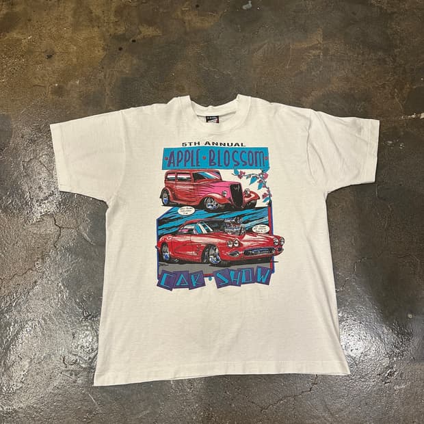 90s Made in USA 싱글 스티치 프린팅 티셔츠 XL