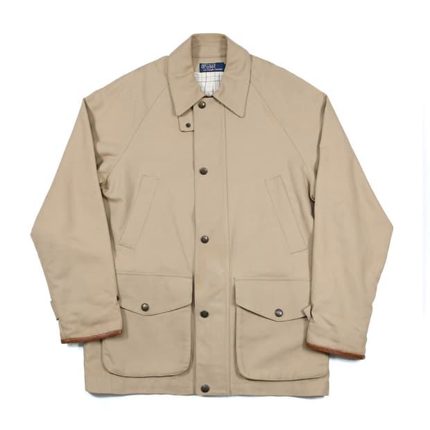 폴로 랄프로렌 초어자켓 사파리 M (100~105) 가죽카라